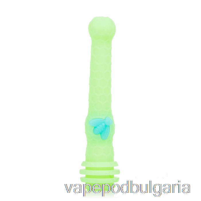 Vape Bulgaria Stratus Honey Dipper Silicone Dab Straw Uv Slime (uv Blue Bee / Uv Green)
